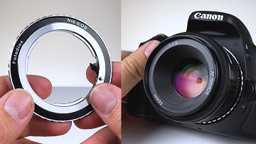 Nikon F to Canon EF Lens Adapter - A Closer Look