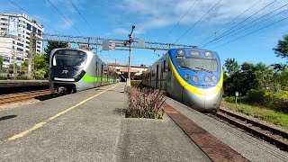 20230228 EMU800 區間車 車次：；EMU900 區間快 車次：；DMU 自強號 車次：；