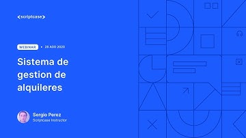 Scriptcase - Sistema de gestion de alquileres 1/4