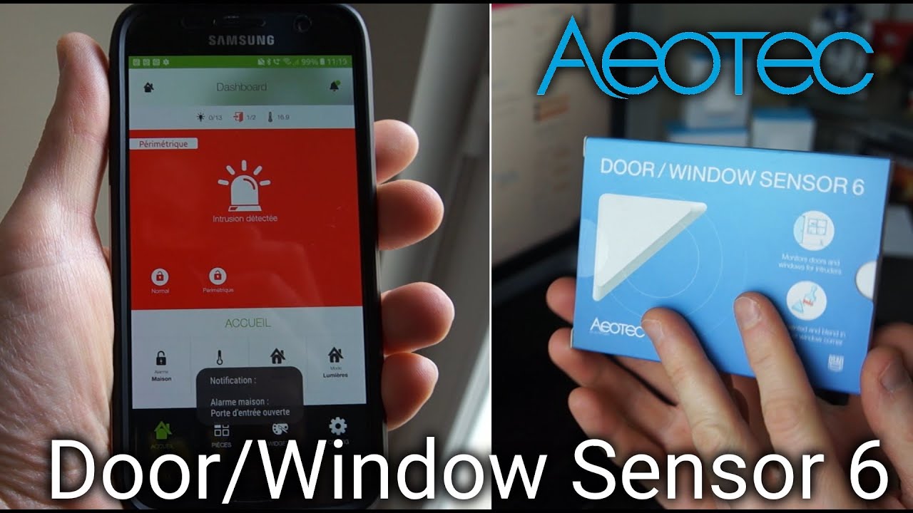 Aeotec Door/Window Sensor 6 (ZW112) 🚪 le détecteur d'ouverture plat et rechargeable