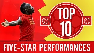 TOP 10: Amazing five-goal Liverpool FC wins