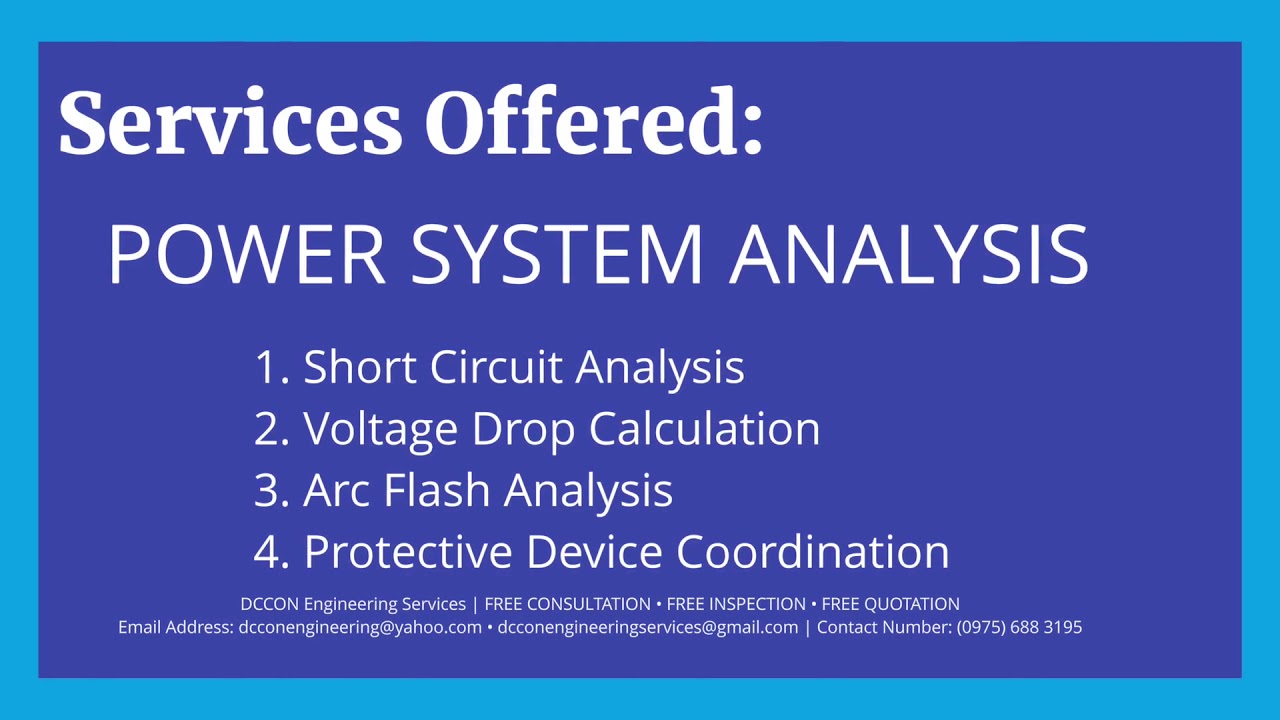 ELECTRICAL WORKS DCCON ENGINEERING SERVICES YouTube