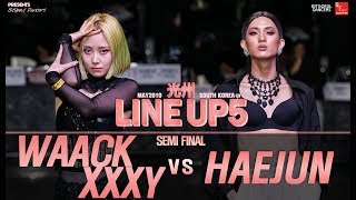 WAACKXXXY vs HAEJUNㅣFREESTYLE Semi Final ㅣ2019 LINE UP SEASON 5