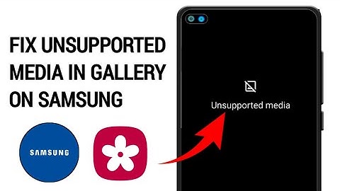 How to Fix Unsupported Media in Gallery Problem Android 2024 | Fix Unsupported Format” error
