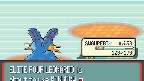Pokémon Ruby Destiny: vs. Elite Four Leonardo