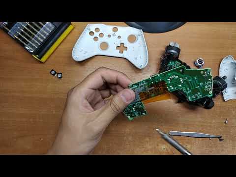 Replacing XBOX ONE controller joystick. Замена стика на геймпаде XBOX ONE.