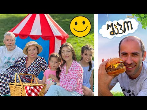 Emili Family-ის გასეირნება და ახალი ბურგერის დაგემოვნება