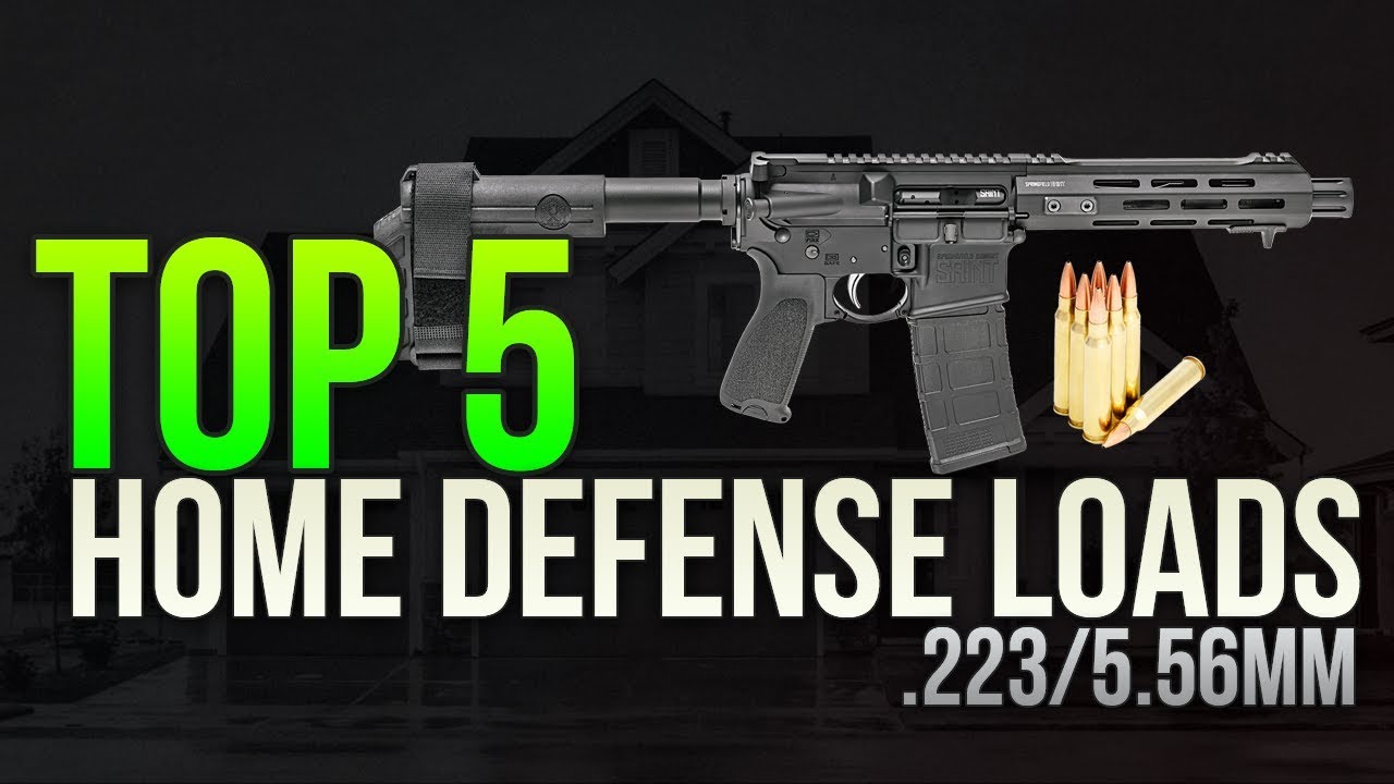 Top 5 Home Defense .223/5.56mm Loads YouTube