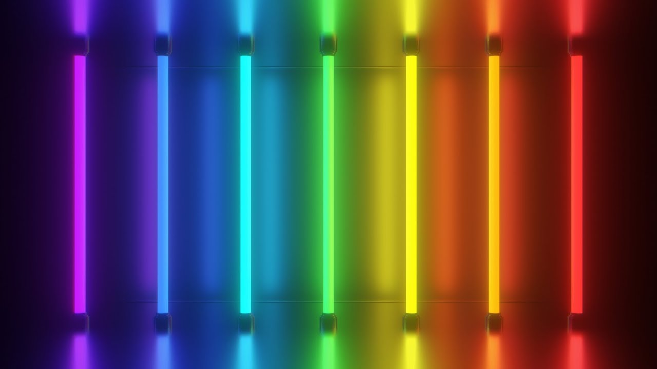 New Neon Rainbow Color Scheme  Blue  SchemeColorcom