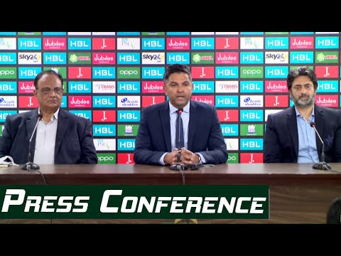 LIVE - CEO Wasim Khan And Director Commercial Babar Hamid Press Conference In Karachi