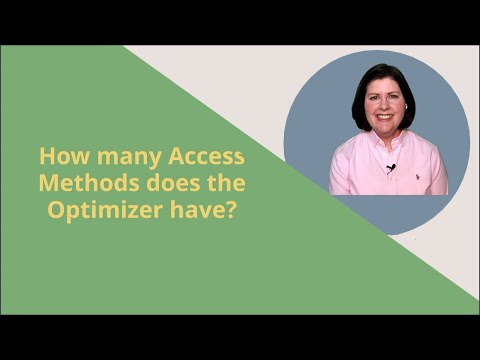 Oracle Optimizer Access Methods