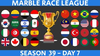 Marble Race League Season 39 DAY 7 Marble Race in Algodoo