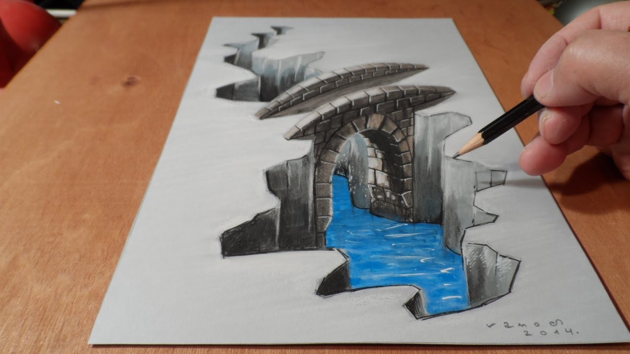 50 Beautiful 3D Drawings  Easy 3D Pencil drawings and Art works