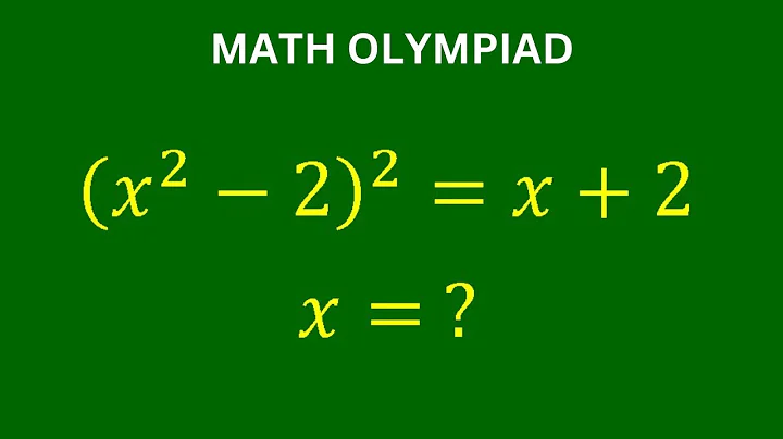 A Very Nice Math Olympiad Problem | Can You solve for x? ?| You Need To Know This Trick | Algebra
