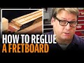 Regluing a Rickenbacker fretboard