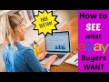 How to See What eBay Buyers Want: Free SEO Research Tool