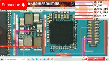 Samsung A8 (2016) lcd light diagram | samsung a810 backlight ways and circuits borneo