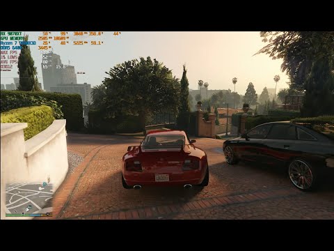 Grand Theft Auto V Enhanced 4K FSR3 RX 9070XT AMD Ryzen 7 9800X3D