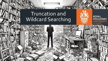 Search Techniques | Truncation and Wildcard searching