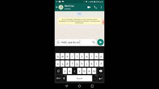 Ejemplo #chatbot con #ibotchat contestador automático screenshot 5