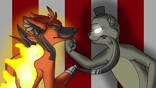 Minecraft Dreadbear Vs Grim Foxy (Minecraft Roleplay)