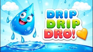 Drip Drip Drop 💧 | Fun Rain Song for Kids | Toddler Learning Nursery Rhymes