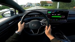 2024 Volkswagen ID.7 [286 HP, 77 kWh] POV test drive (Personal experience) CARiNIK *Great range*
