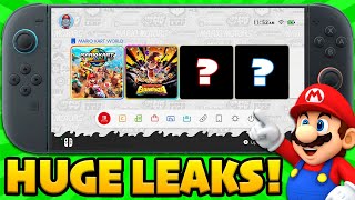 HUGE First Party Switch 2 Games Just LEAKED! - YouTube