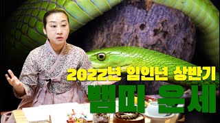 (대전접집) 대박나는 2022년 임인년 상반기 '뱀띠 운세'