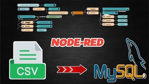 NodeRed | Automate Sensor Date Storage To MySQL DB