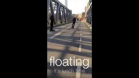 #Floatility floating to lunch