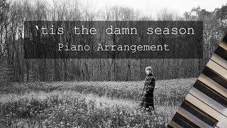 Video thumbnail of "'tis the damn season | peaceful piano version | taylor swift evermore ♪"