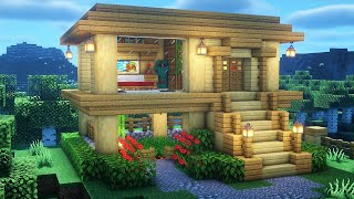 Minecraft Mapas on X: Uma linda casa de birch no minecraft https