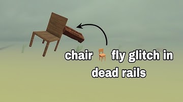 Flying chair 🪑 glitch in dead rails #roblox #deadrails