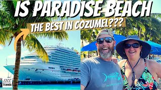 Is THIS the BEST Beach Club in Cozumel??? Paradise Beach Club - Carnival Vista Vlog