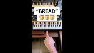 The melody of “BREAD” 🍞🍞🍞 #shorts