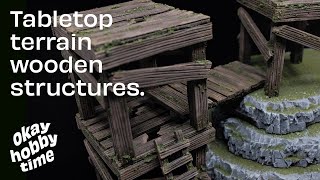 Wood wargaming terrain structures for Warhammer, D&D, and more!