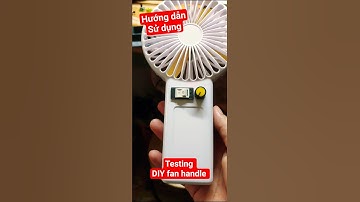 hướng dẫn sử dụng sản phẩm quạt DIY bên mình #chiase #huongdan #quatpin