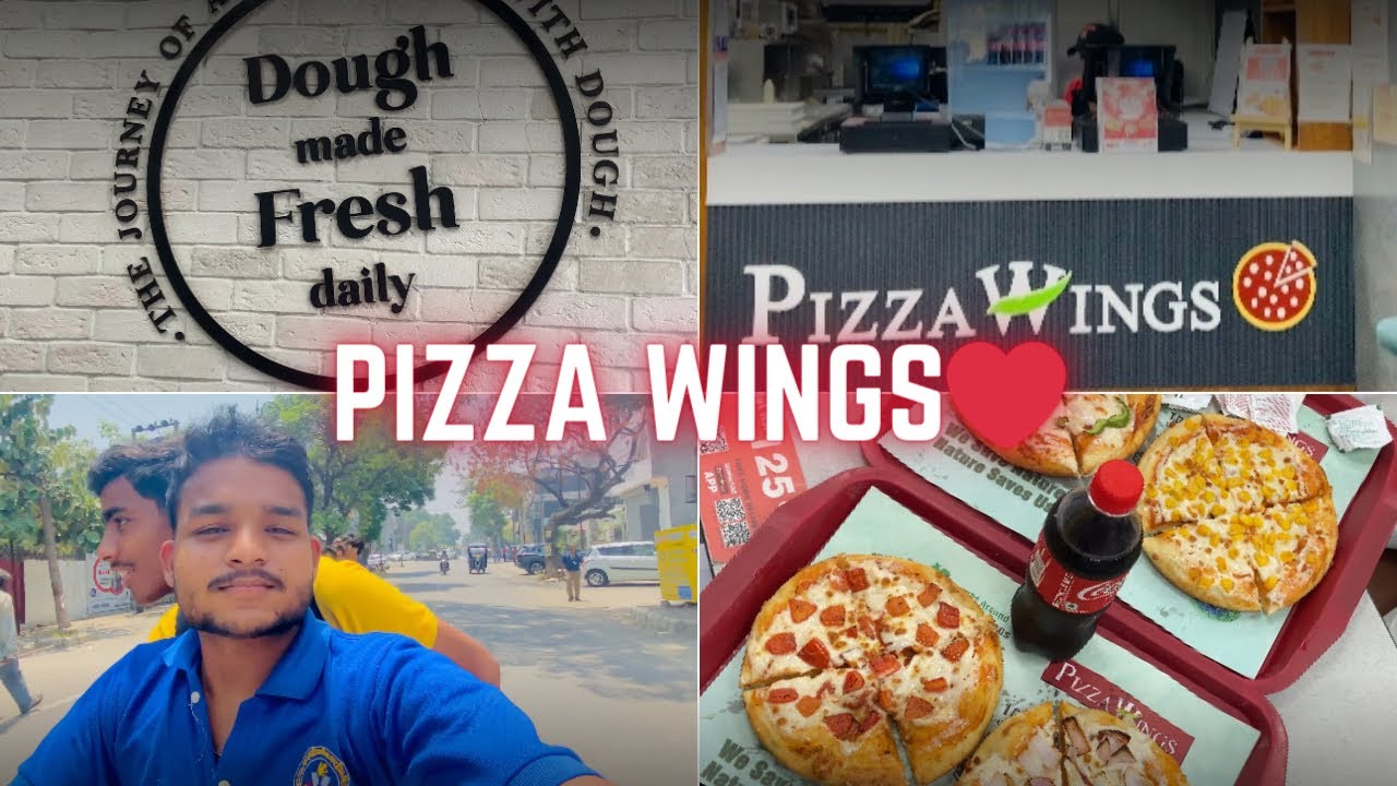 PIZZA PARTY BHAIYOO KAY SATHH🤣 YAMUNANAGAR PIZZA WINGS ️ BEST PIZZA