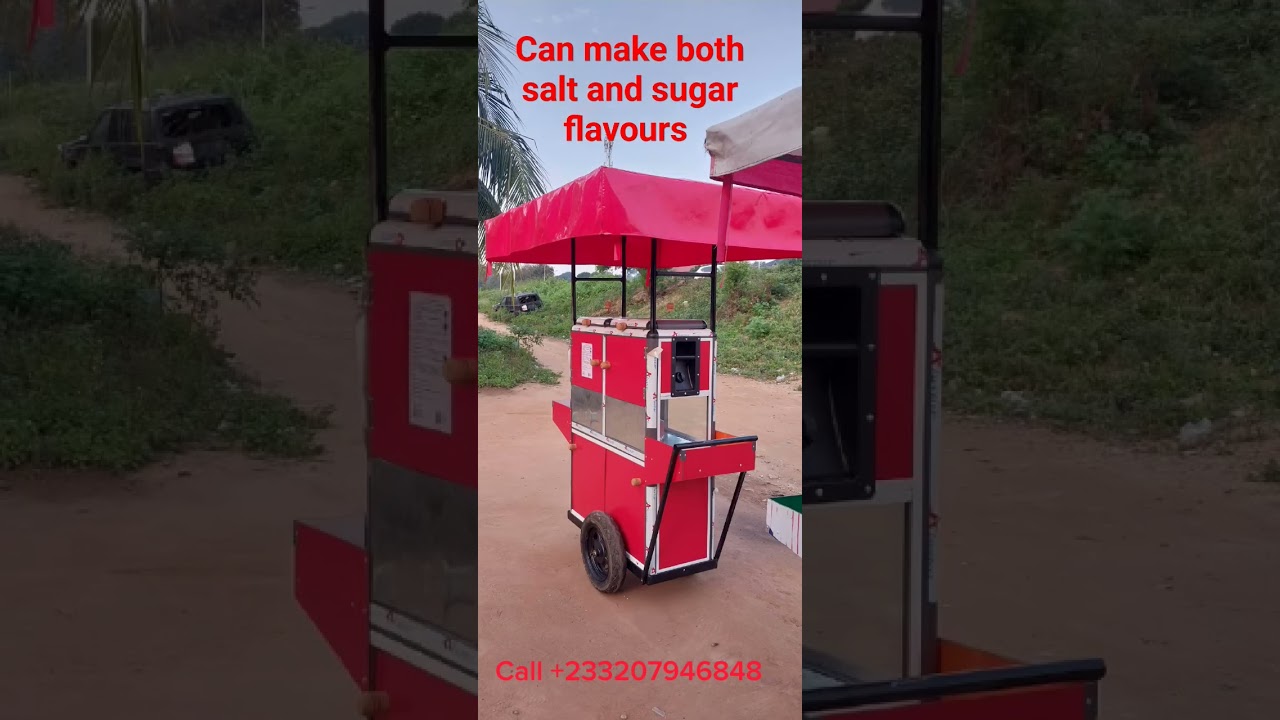 2-in-1 Mobile Popcorn Machine