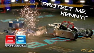 Robot Parts Everywhere In The Battle Box | Icewave Vs. Razorback | Battlebots