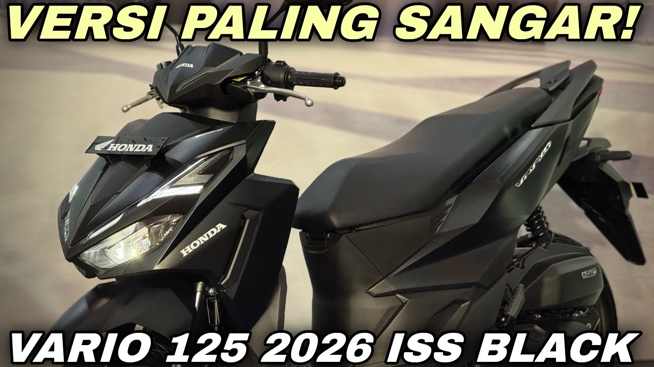 SANGAR BANGET‼️NEW VARIO 125 2026 CBS ISS MATTE BLACK