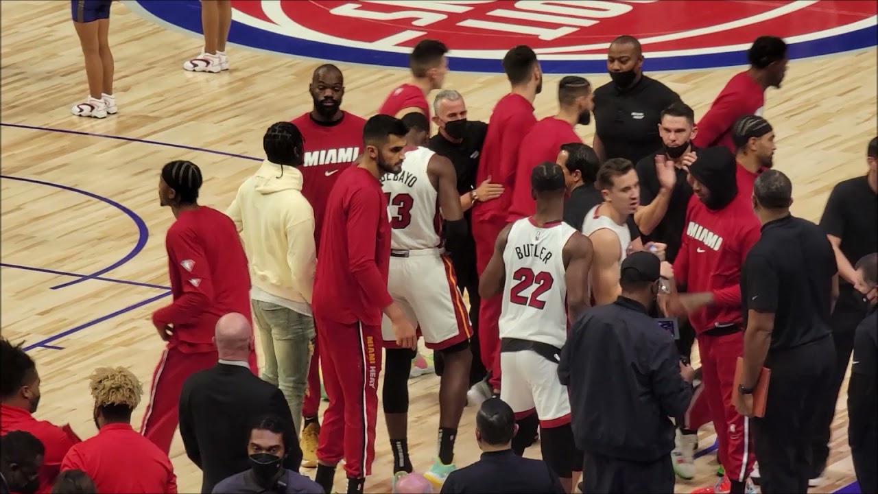 Miami Heat vs Detroit Pistons at LCA YouTube