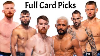 My Predictions & Breakdown For UFC Fight Night Sandhagen vs Figueiredo