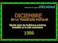 Diciembre en la tradición popular 1986