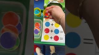 This Is My Absolute Favorite Way To Teach Color Mixing In Preschool I Set It Up As An Independent