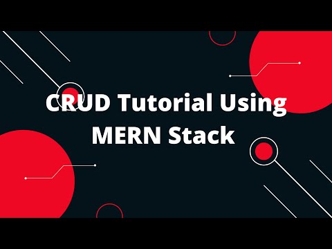 CRUD Tutorial Using MERN Stack - MongoDB, ReactJS, NodeJS