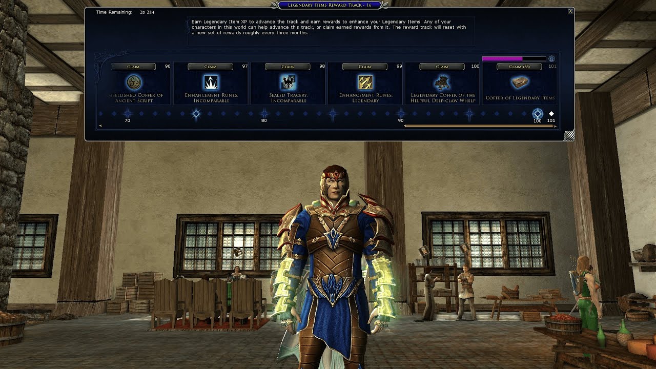 LOTRO (Лотро) | Brawler 151 lvl. Ревард трек 16, сбор коллекций.