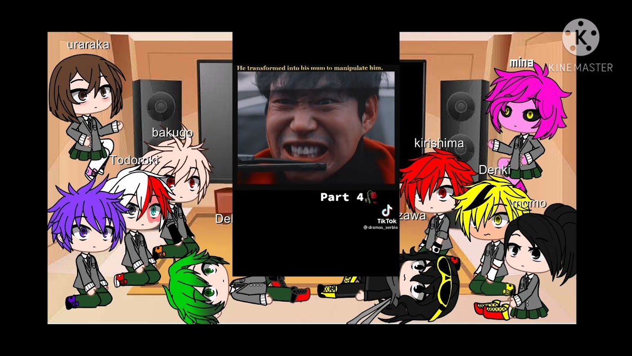 MHA react to the uncanny counter(gacha club)