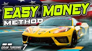 Corvette C8 EASY Money Method | Glitch Free Gran Turismo 7 | Update 1.47 - Money Farm Credits GT7